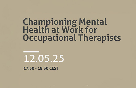 Webinar: Förderung der psychischen Gesundheit am Arbeitsplatz für Ergotherapeuten