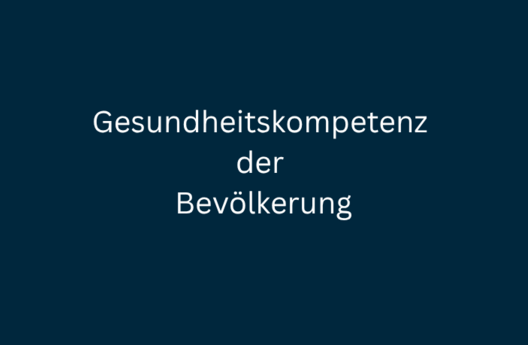 Gesundheitskompetenz fördern – gesellschaftliche Teilhabe sichern