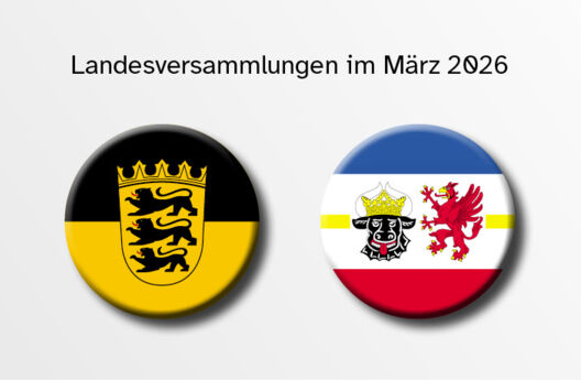 Landesversammlungen im März